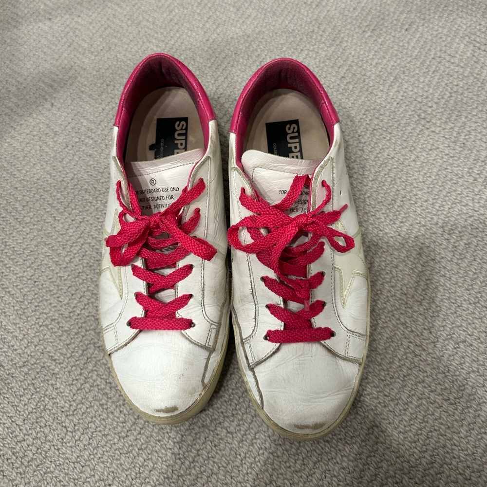 HOT PINK GOLDEN GOOSE SUPERSTAR